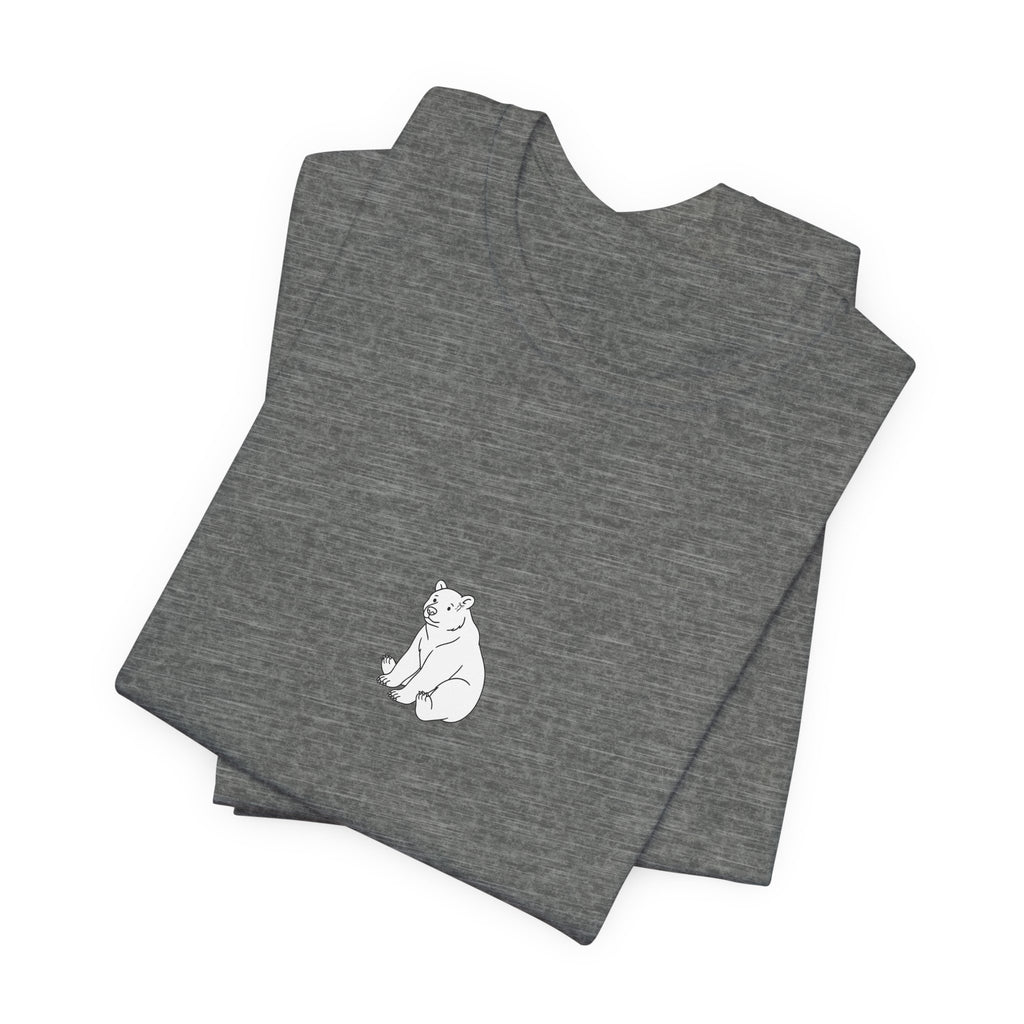 Casual T-shirt — Small Center Chest Illustration Shirt