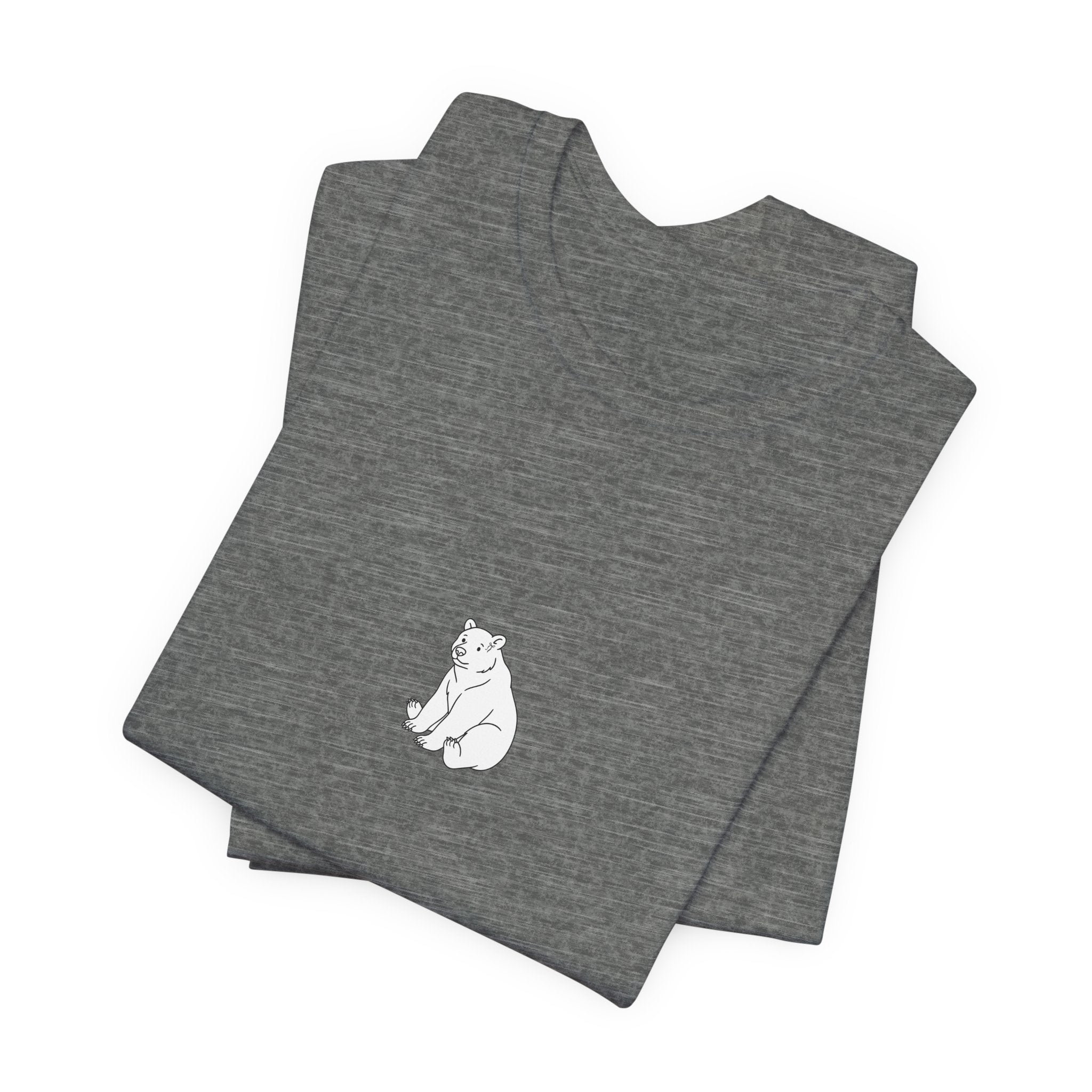 Casual T-shirt — Small Center Chest Illustration Shirt