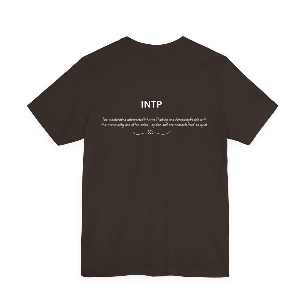 INTP Personality Pocket T-shirt — Minimal Bear Graphic Short Sleeve tShirt