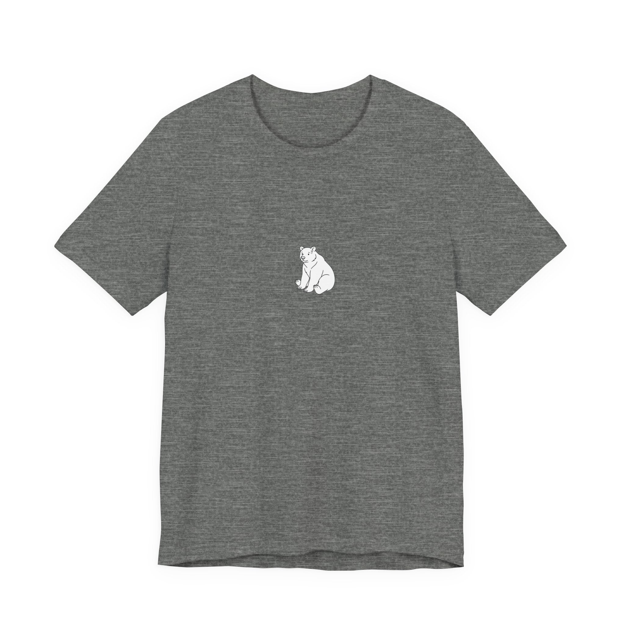 Casual T-shirt — Small Center Chest Illustration Shirt