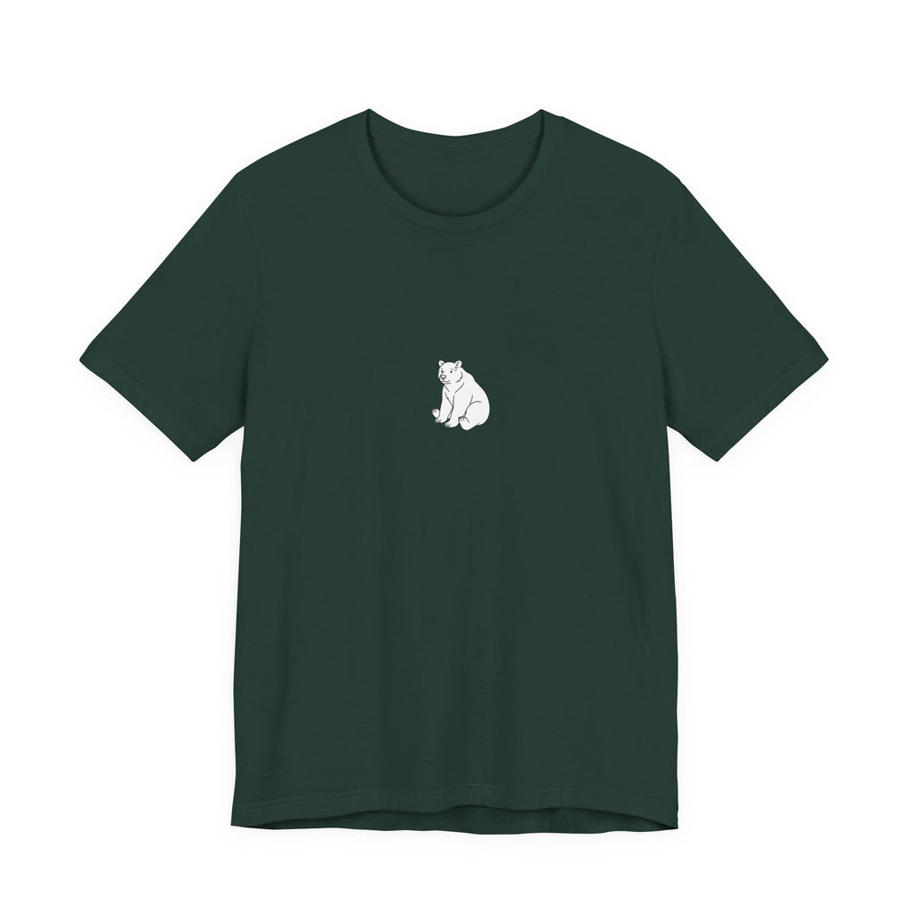 Casual T-shirt — Small Center Chest Illustration Shirt