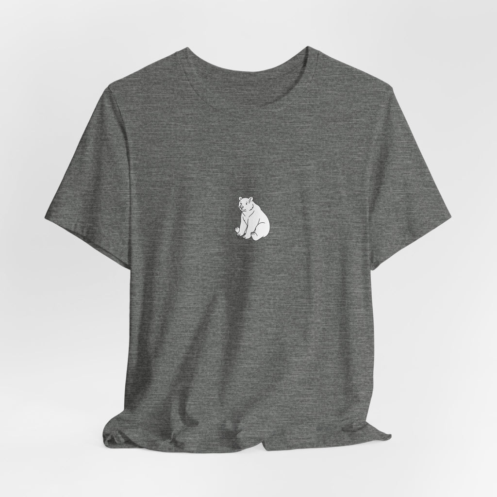 Casual T-shirt — Small Center Chest Illustration Shirt