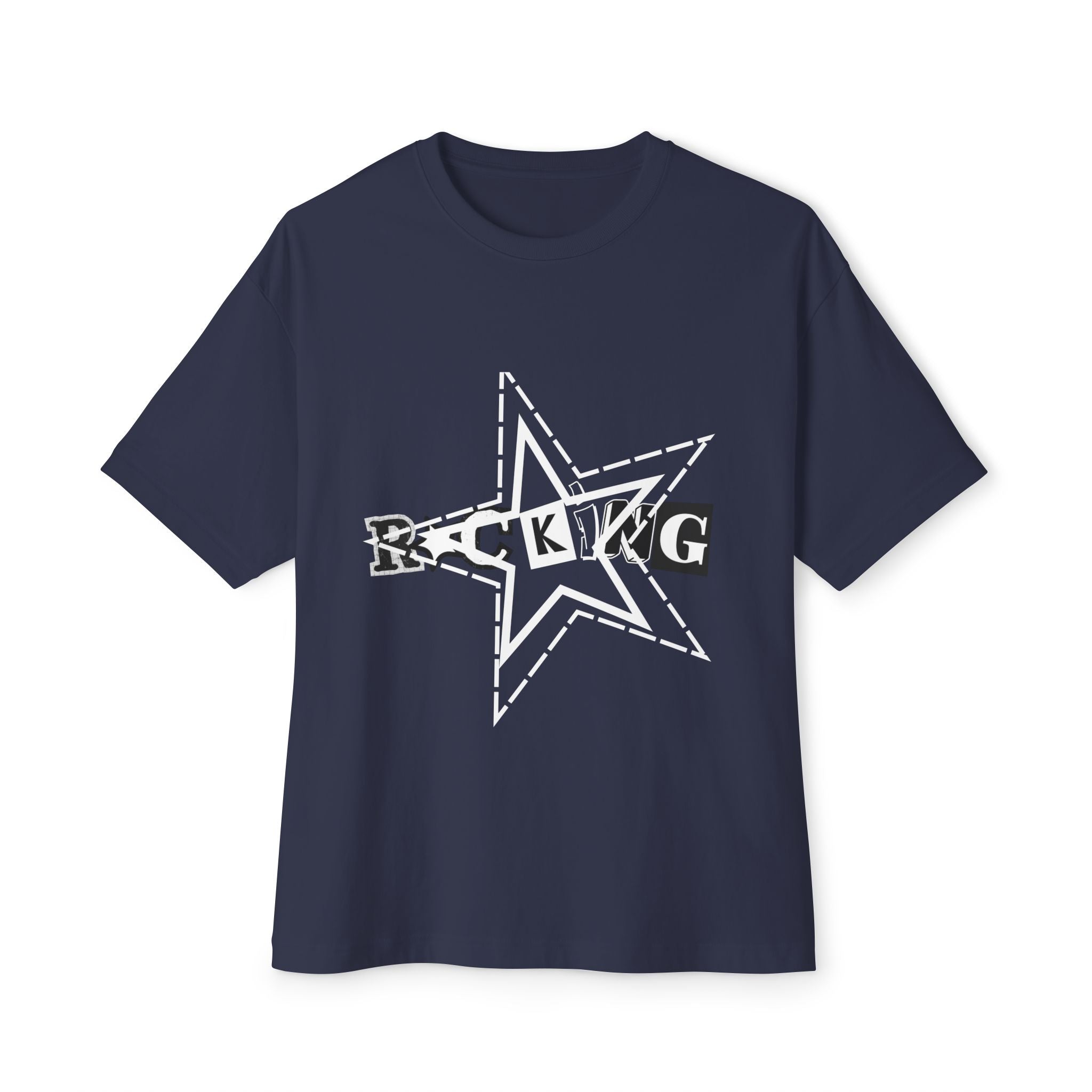 Rocking Star T-shirt — Vintage Distressed Graphic T-Shirt