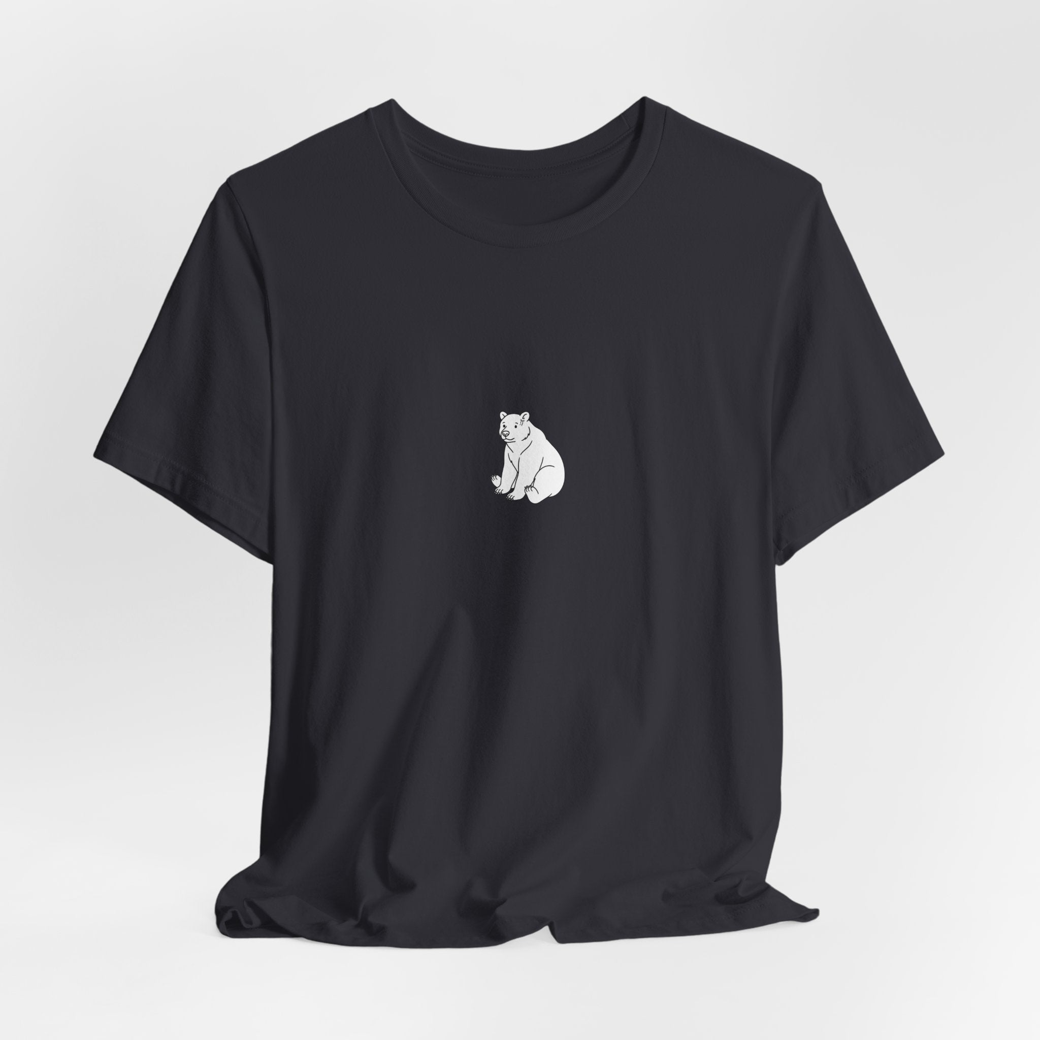 Casual T-shirt — Small Center Chest Illustration Shirt