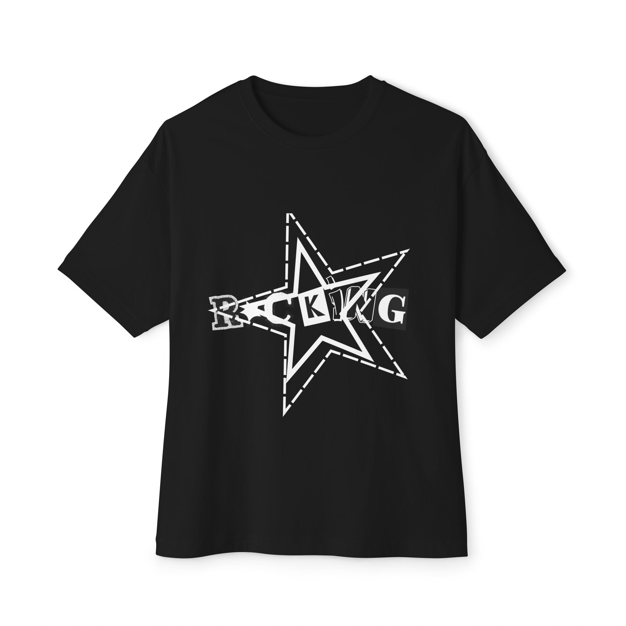 Rocking Star T-shirt — Vintage Distressed Graphic T-Shirt