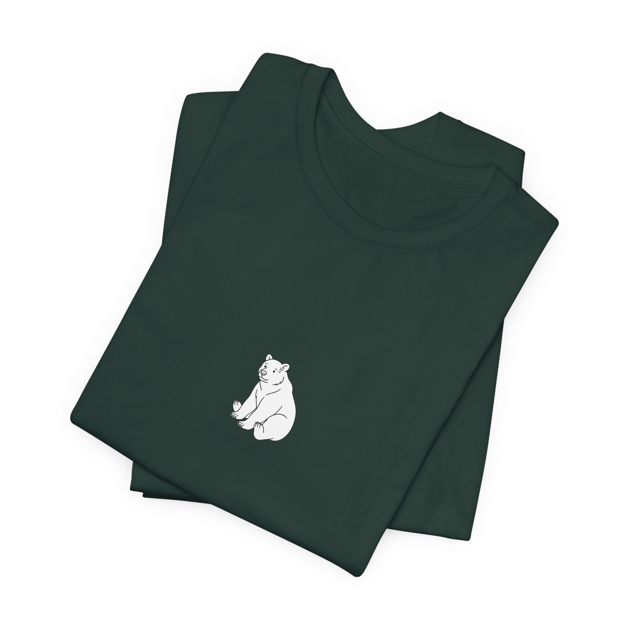 Casual T-shirt — Small Center Chest Illustration Shirt