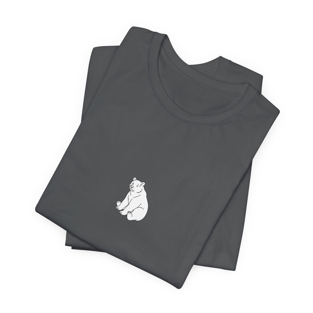 Casual T-shirt — Small Center Chest Illustration Shirt