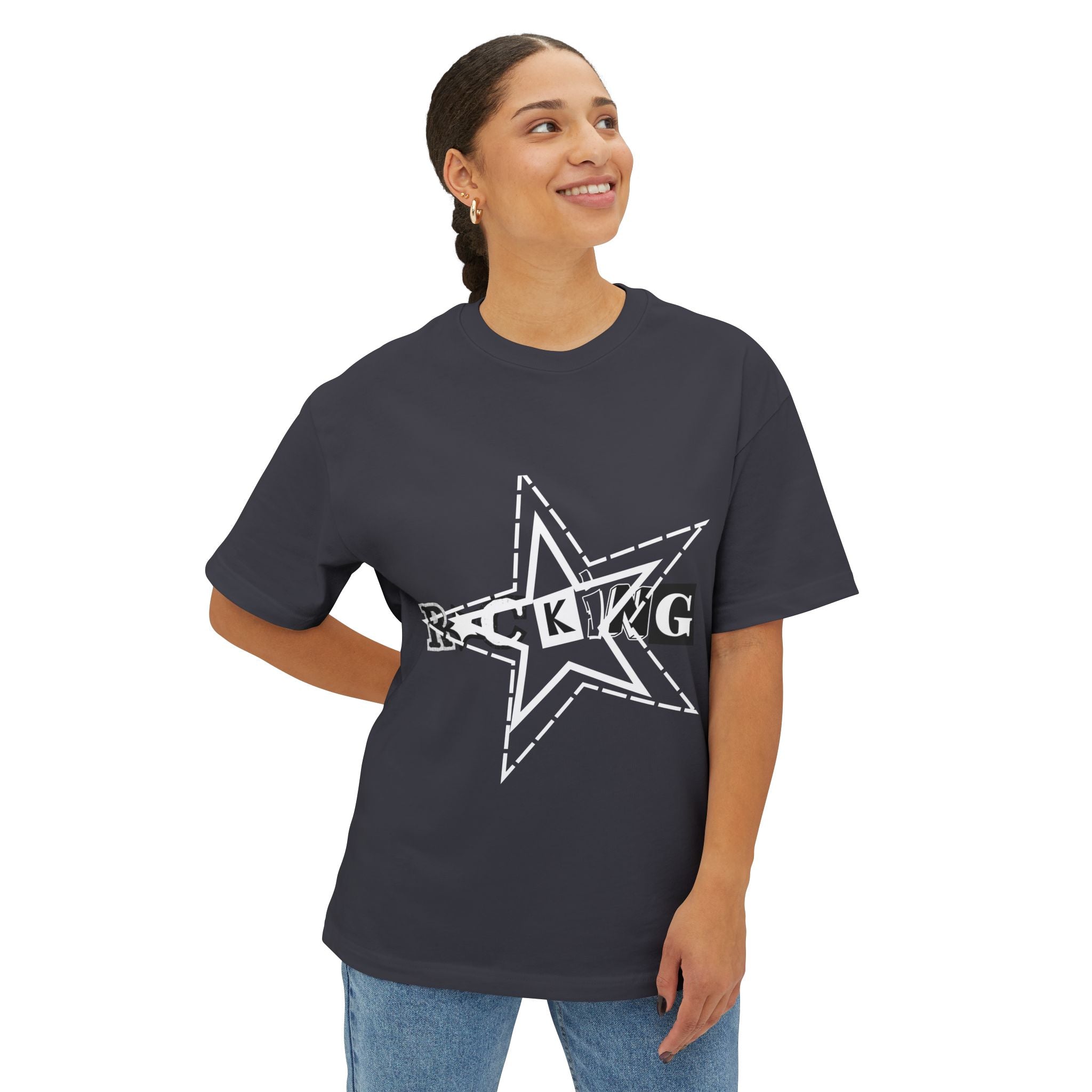 Rocking Star T-shirt — Vintage Distressed Graphic T-Shirt