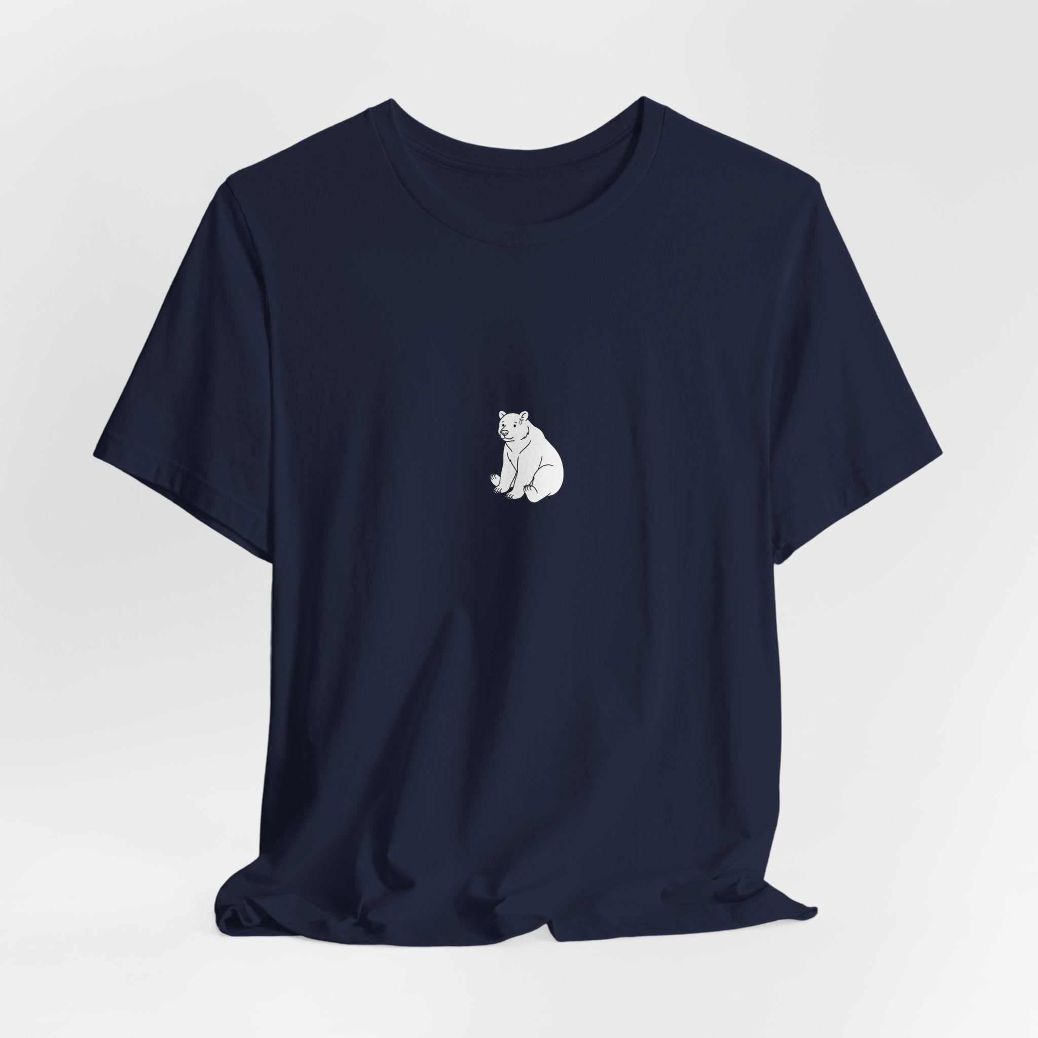 Casual T-shirt — Small Center Chest Illustration Shirt