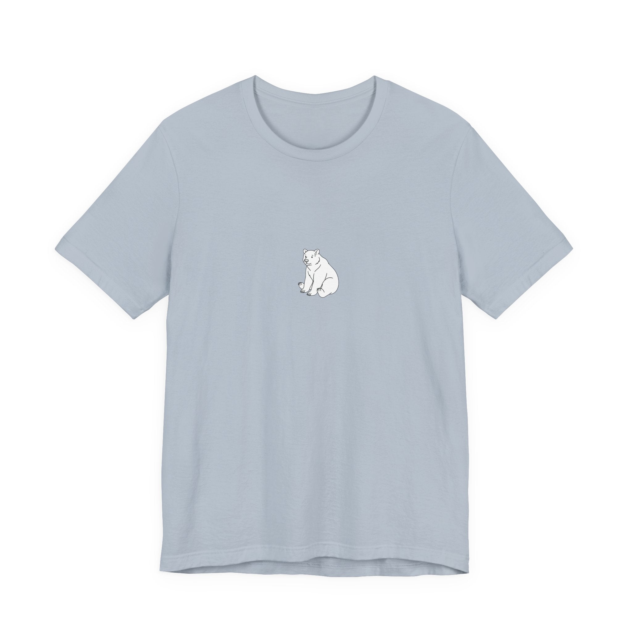 Casual T-shirt — Small Center Chest Illustration Shirt