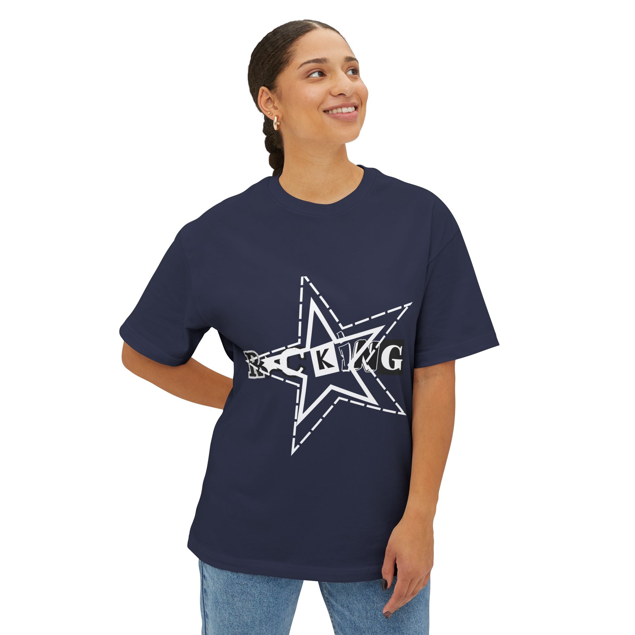 Rocking Star T-shirt — Vintage Distressed Graphic T-Shirt