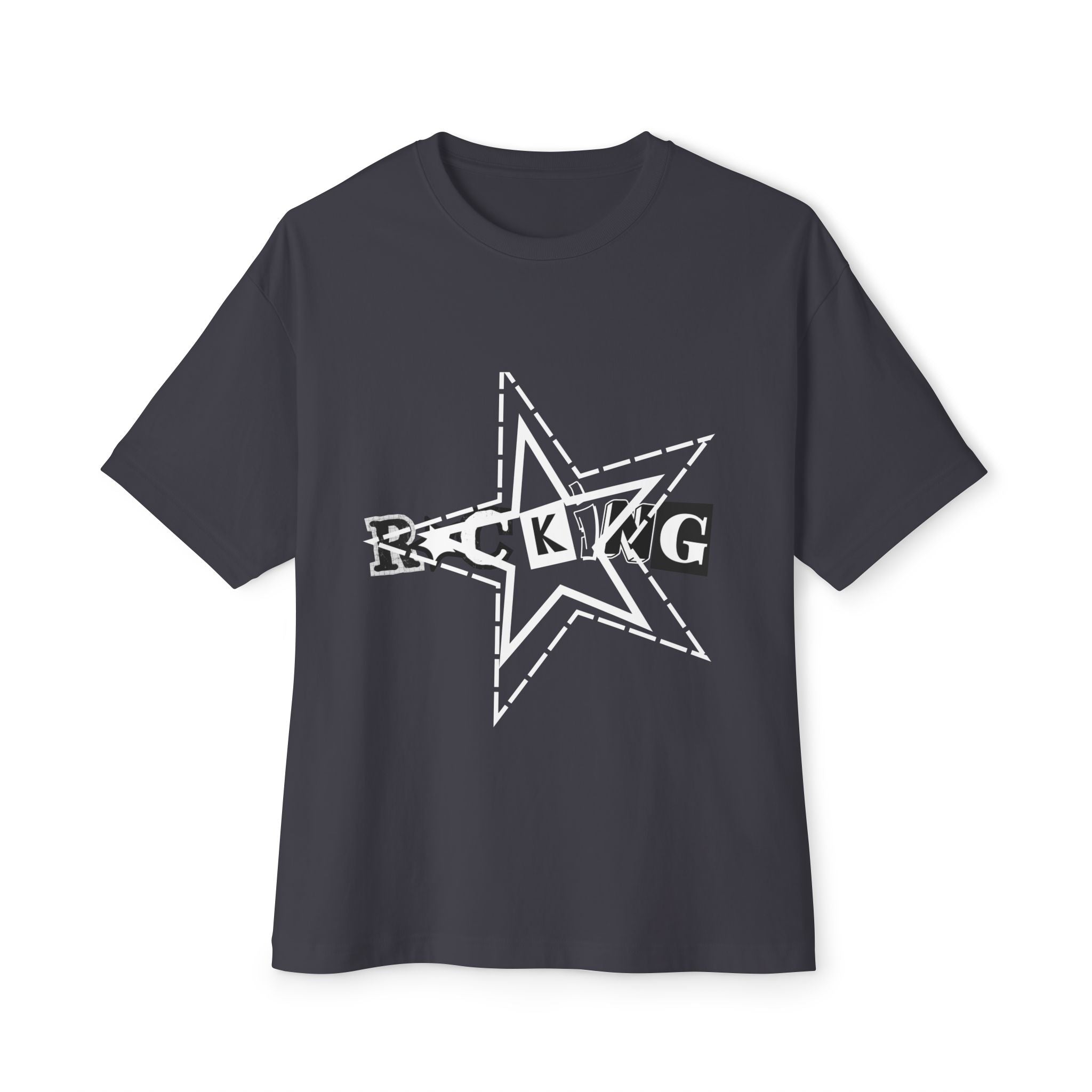 Rocking Star T-shirt — Vintage Distressed Graphic T-Shirt