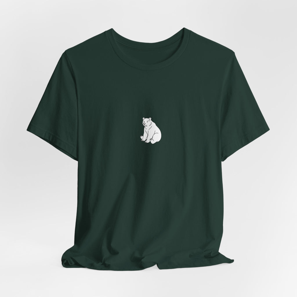 Casual T-shirt — Small Center Chest Illustration Shirt