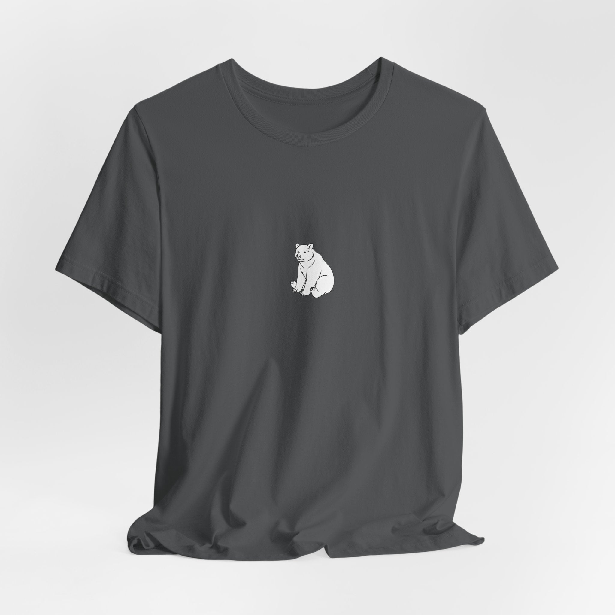 Casual T-shirt — Small Center Chest Illustration Shirt