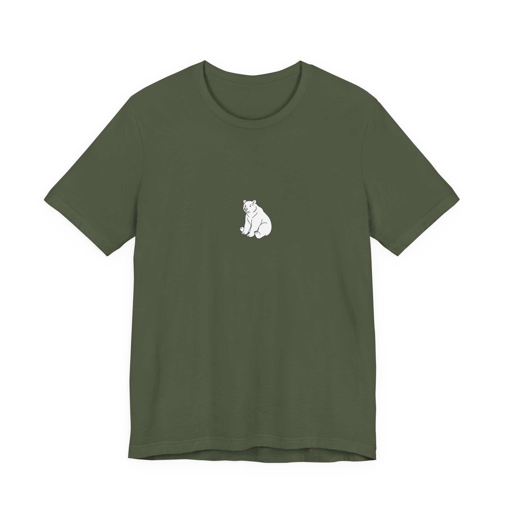 Casual T-shirt — Small Center Chest Illustration Shirt