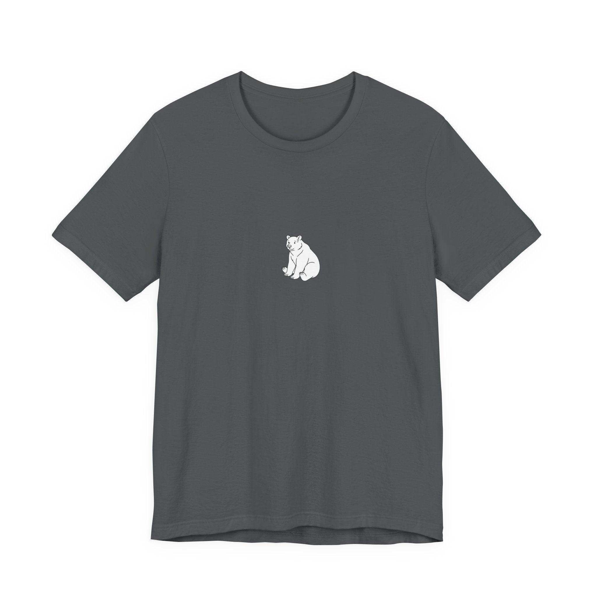 Casual T-shirt — Small Center Chest Illustration Shirt
