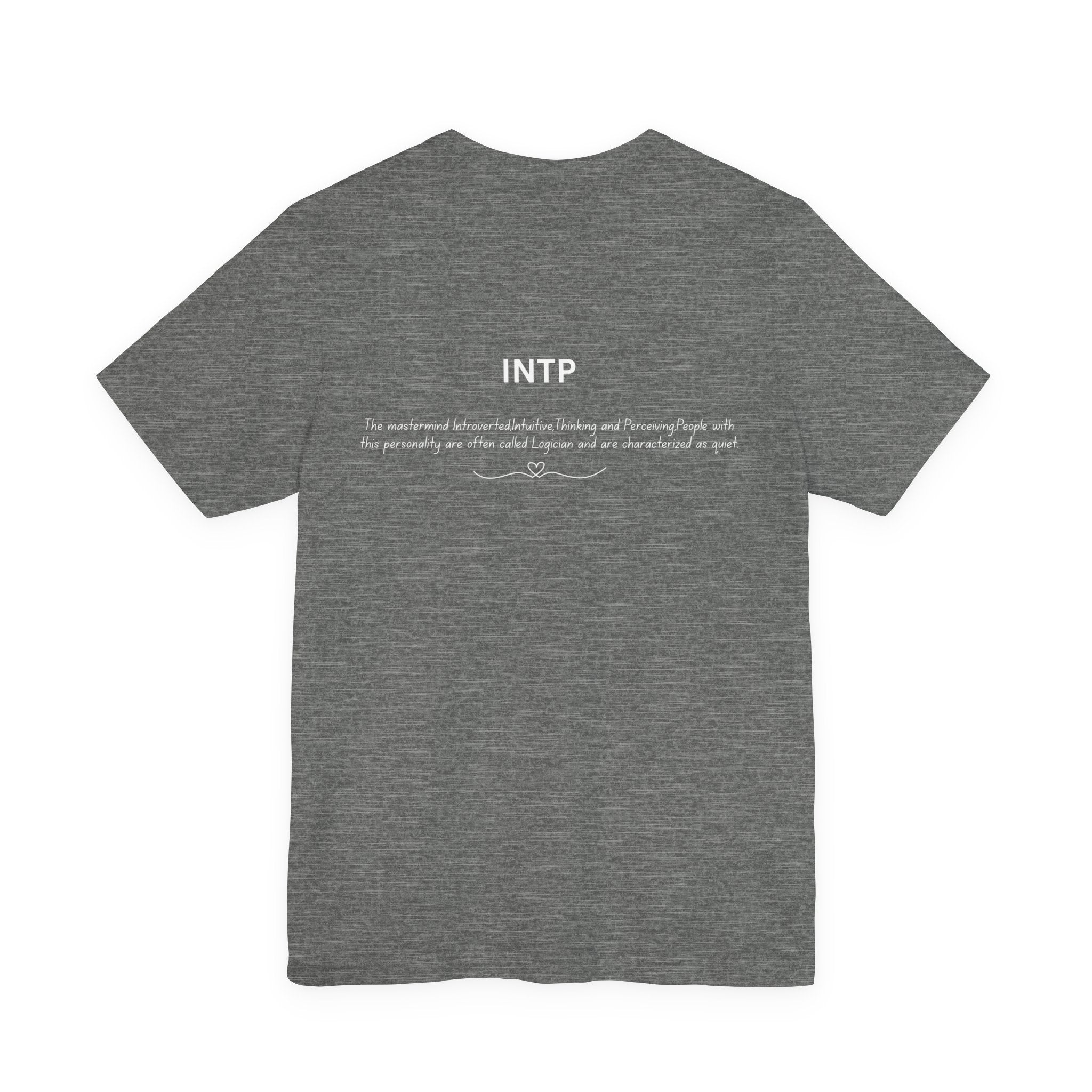 INTP Personality Pocket T-shirt — Minimal Bear Graphic Short Sleeve tShirt