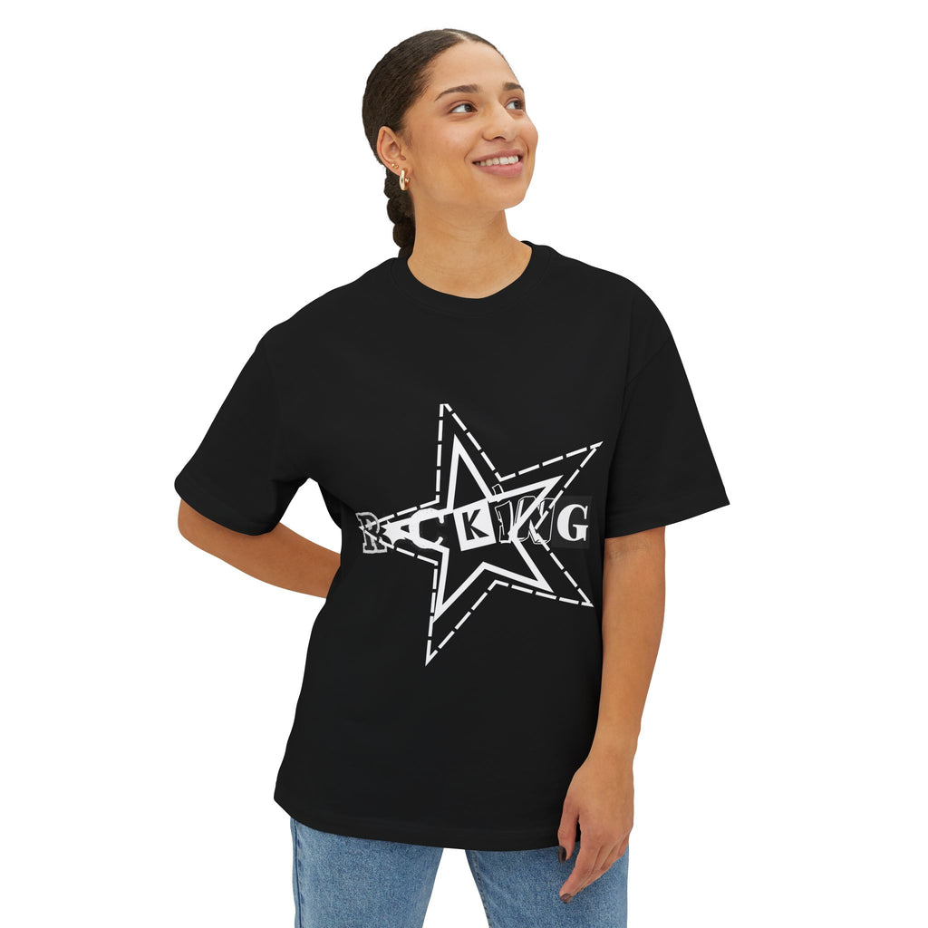 Rocking Star T-shirt — Vintage Distressed Graphic T-Shirt