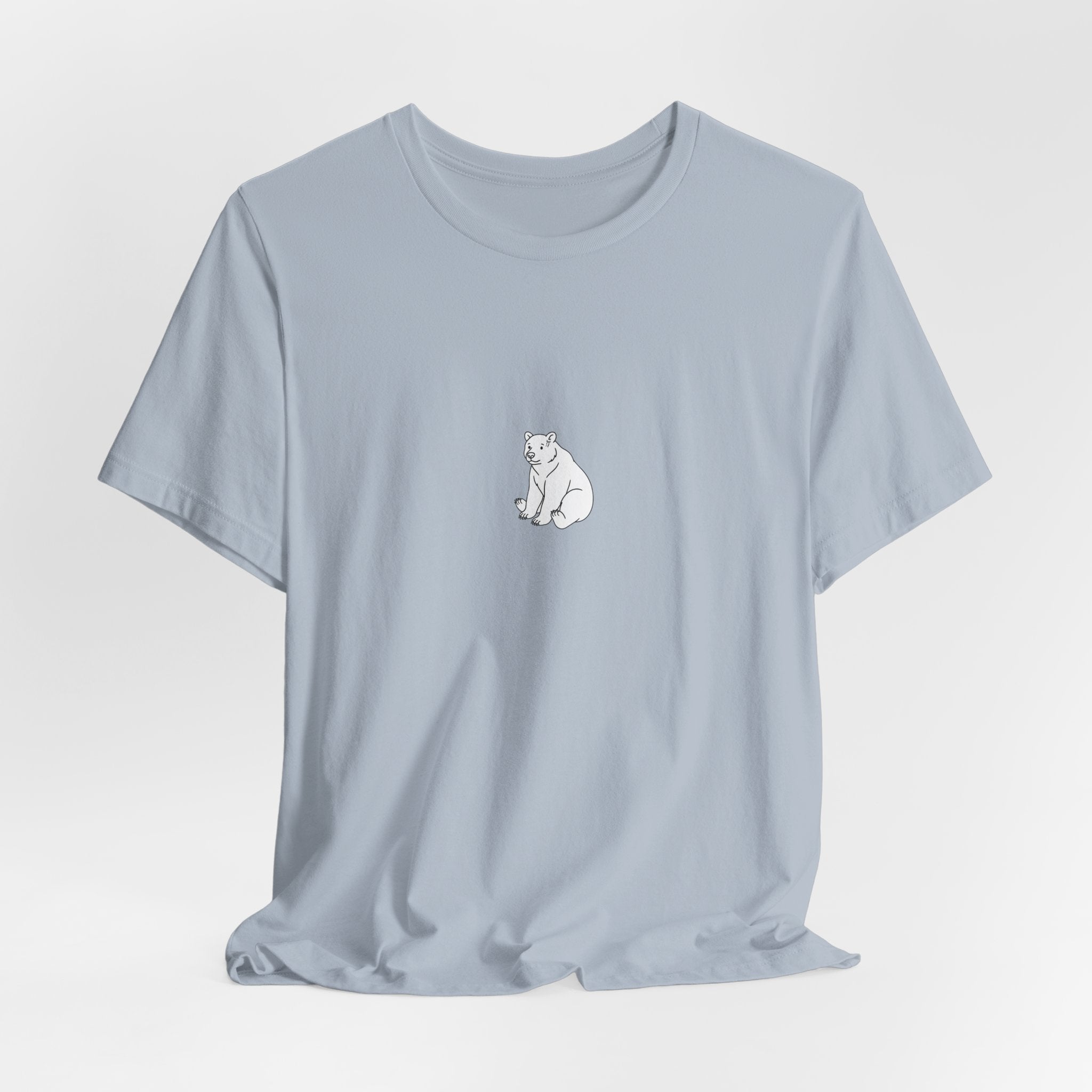 Casual T-shirt — Small Center Chest Illustration Shirt